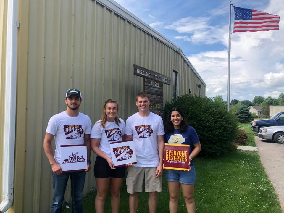Hancock County Learning Center, Britt— Haul Out Hunger Iowa Select Farms